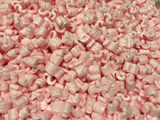Packing Peanuts Shipping anti Static Loose Fill 60 Gallons 8 Cubic Feet Pink
