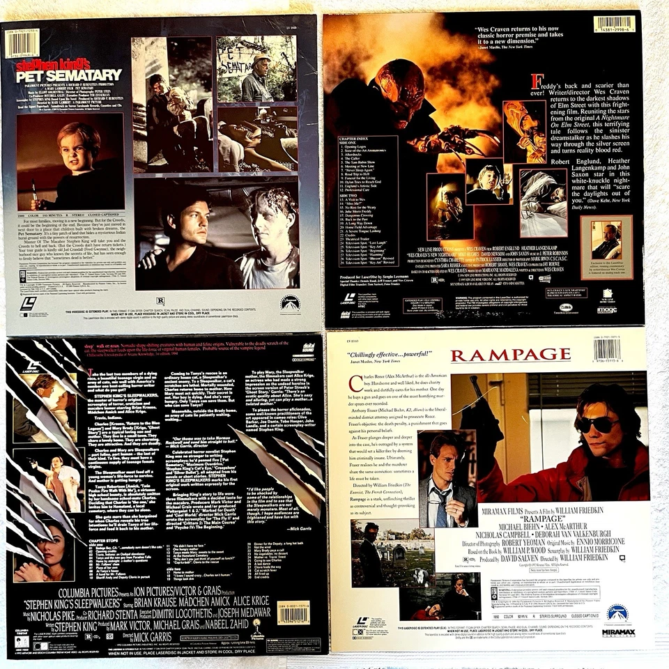 horror laserdisc lot - Image 2 of 4