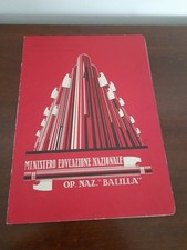 STORICA PAGELLA OPERA BALILLA FASCIO LITTORIO FASCISMO 1930 1931