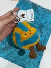 Jellycat Amuseables Volleyball Plush Keychain Sport Bag Charm Cute Gift NWT New