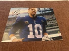 Eli Manning Giants Future HOF Authentic Autographed Signed 8x10 Photo With COA