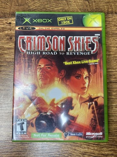 Crimson Skies: High Road to Revenge (Microsoft Xbox, 2003) Complete & Tested
