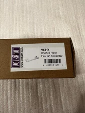 ICO bath V5314 Fire 12” Towel Bar Brushed Nickel