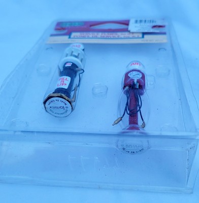 VTG New Lemax 44177 SERVICE PUMPS Set of 2 Christmas Village Accessories Gas NOS