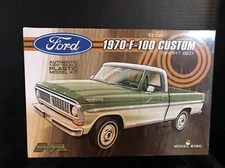MOEBIUS 1228 1970 FORD F-100 CUSTOM SHORT BED TRUCK MODEL KIT-NIB-1/25 SCALE