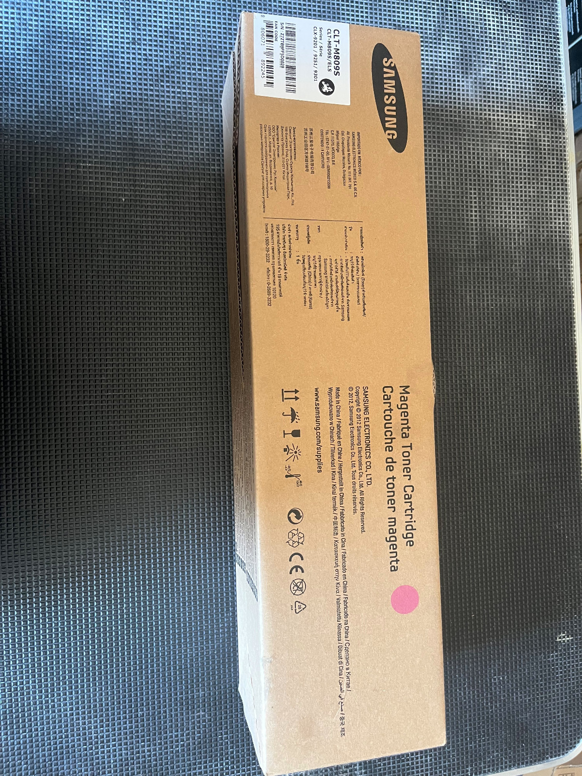Genuine Samsung M809 Magenta toner CLX 9201 9251  (VAT Inc)