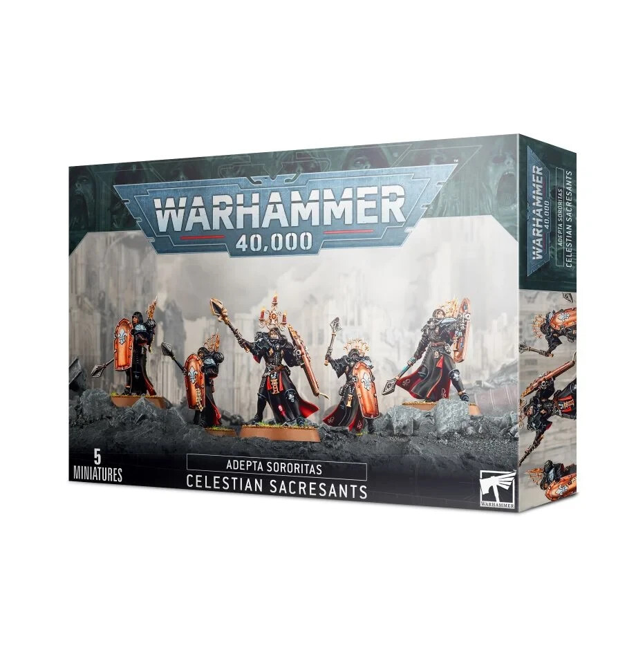 Célestes Sacro-saintes Adepta Sororitas Warhammer 40k Figurines Plastique Escouade Infanterie 52-35