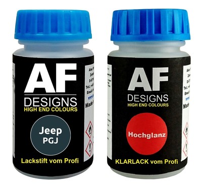 Lackstift Jeep PGJ Sant-Amour Green Metallic + Klarlack je 50ml Autolack Basisla