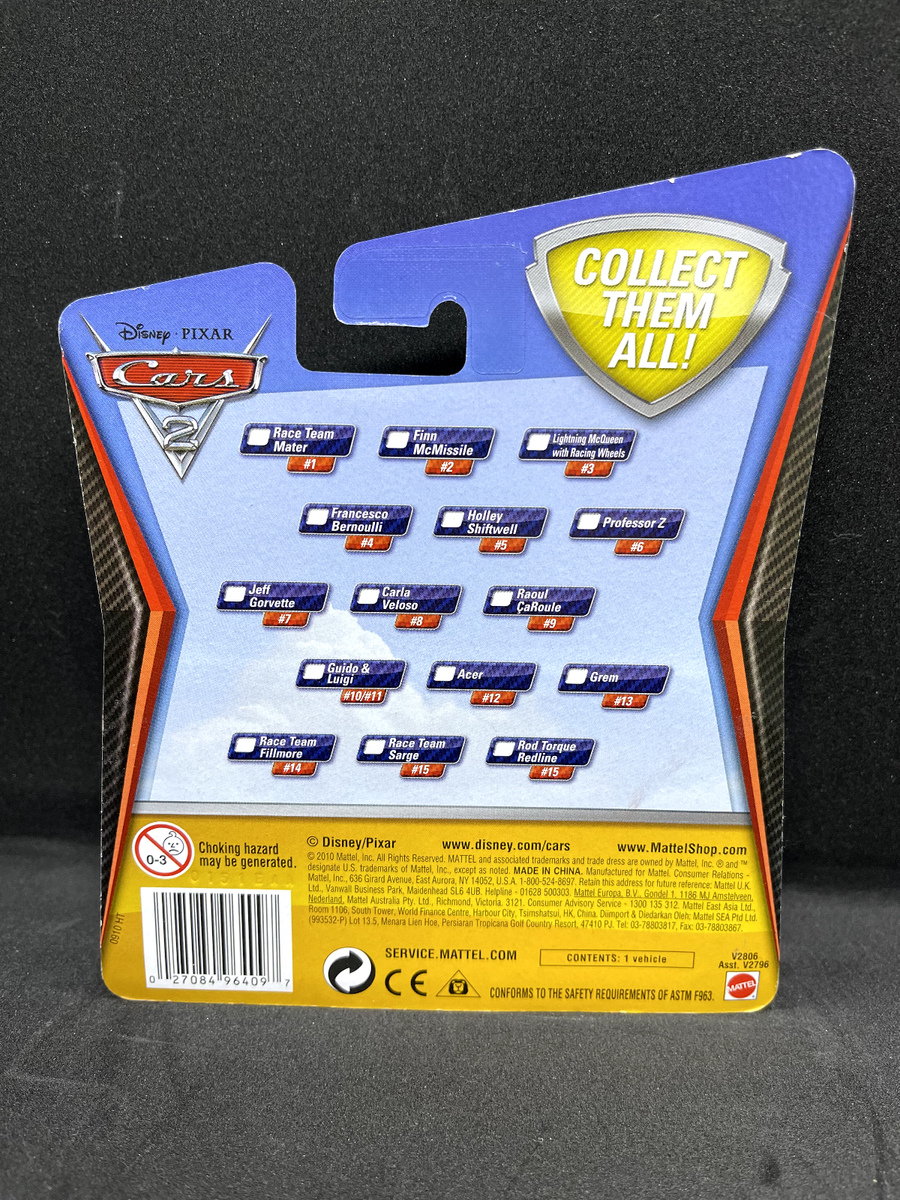 Disney Pixar Cars 2 Movie #6 Professor Z Die Cast Toy Car - See