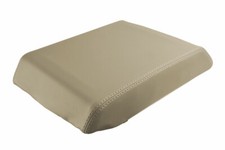 Cocoa Center Console Lid Armrest Cover Synthetic Leather For