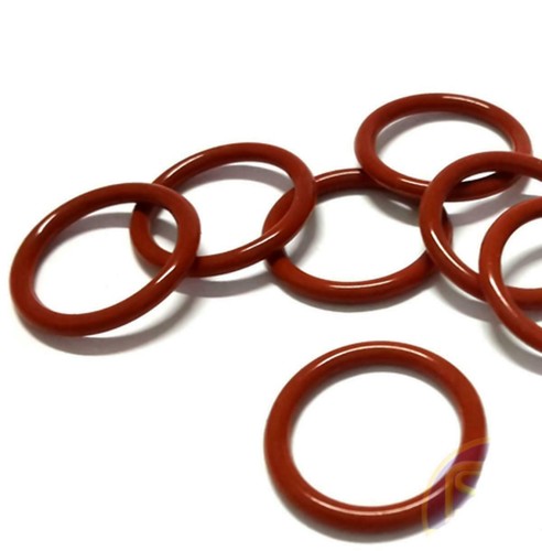O-ring All'ingrosso Spessore 1/1.2/1.5mm Sezione Trasversale VMQ Collegamento Guarnizione In Gomma Siliconica Rossa Guarnizione O Anello In Gomma Elastica Spedizione Gratua