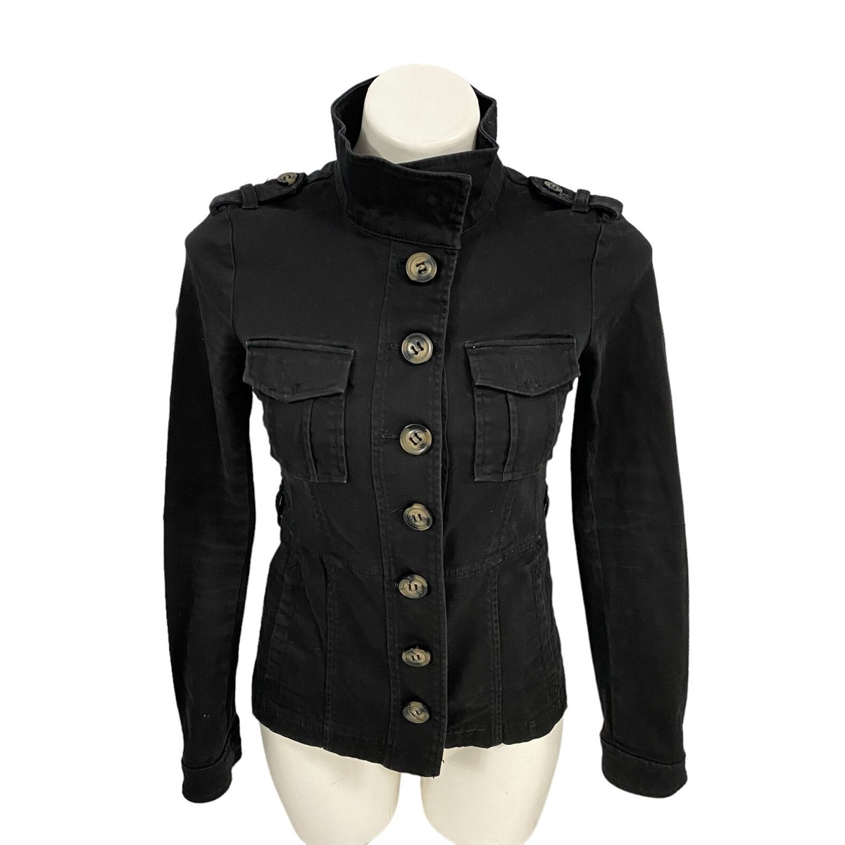 Blazer Black Cargo Jacket Ladies Divided Utility Blazer Womens