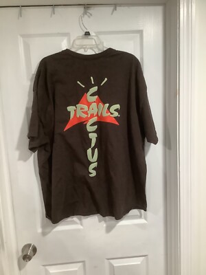 TRAVIS SCOTT CACTUS JACK CACTUS TRAILS BROWN T-SHIRT SIZE 2XL RARE