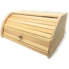 Portapane in legno con sportello frontale scorrevole contenitore per pane panini