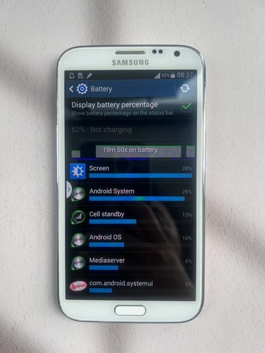 Samsung Galaxy Note 2 touch unlocked andorid global smartphone with Pen - Afbeelding 4 van 12
