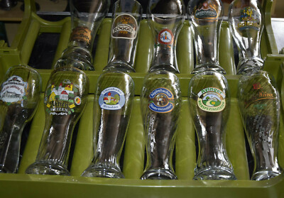 Weizenbiergläser 0,5/0,3 L Weissbräu Unertl Haag, Schöfferhofer Weizen, MÜNZ
