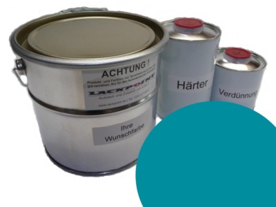 7 Liter Set 2K Car Paint for Suitable VW LP6M Caribbean Green Lackpoint Tra