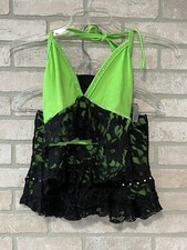 Dance Costume Green  Black