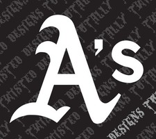 Oakland Athletics A's vinyl decal sticker car truck motorcycle MLB baseball