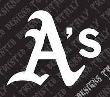 Oakland Athletics A's vinyl decal sticker car truck motorcycle MLB baseball