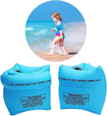 Kids Inflatable Swimming Arm Band Swimming Pool Safety Float Armbands Ring  Float UK