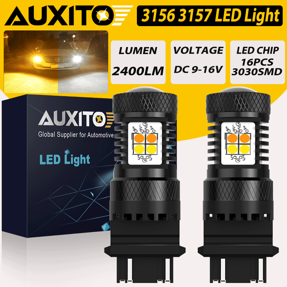 For 20012015 Toyota Turn Signal Light bulb 3157 4157 LED White