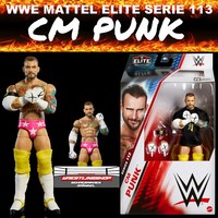 Wwe Mattel Elite 113 Cm Punk Wrestling Action Figur Raw Basic Nexus Defining Neu