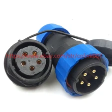 SD28 5Pin Waterproof Connector, 25A Electric Connector Aviation Power Plug
