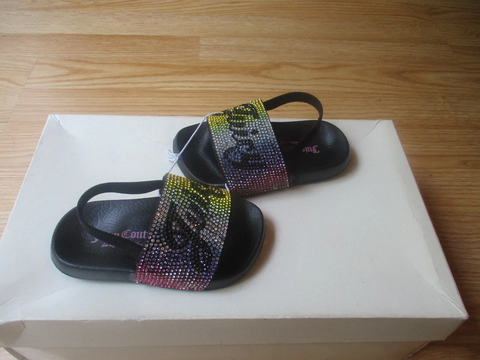 Sandalias sin cordones Juicy Couture bebé niña Lil Canyon Lake talla 5 M nuevas con etiquetas Foto 3 de 4