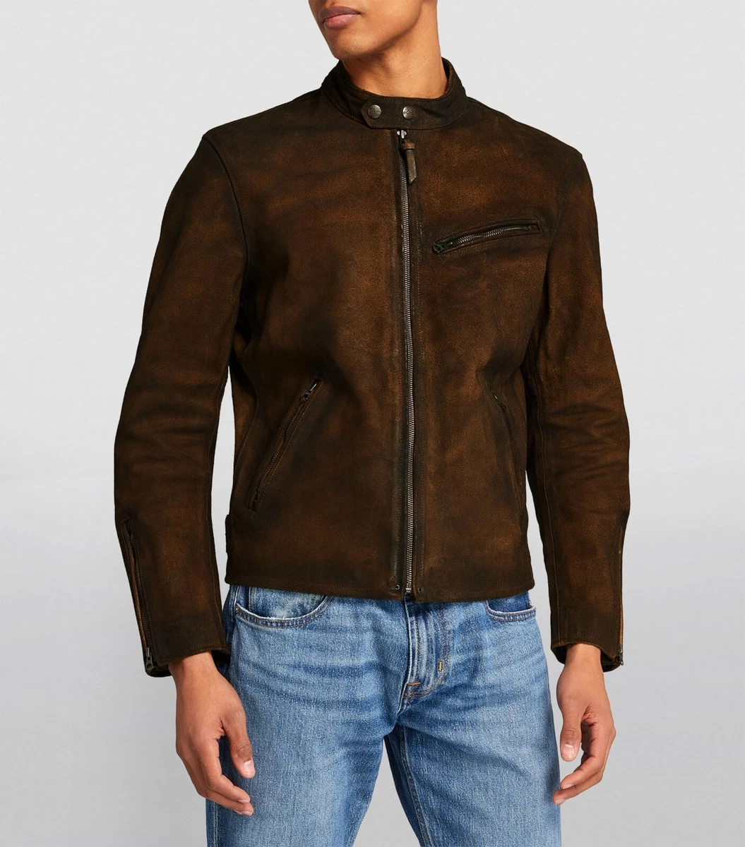 Ralph Polo Suede Cafe Racer Jacket
