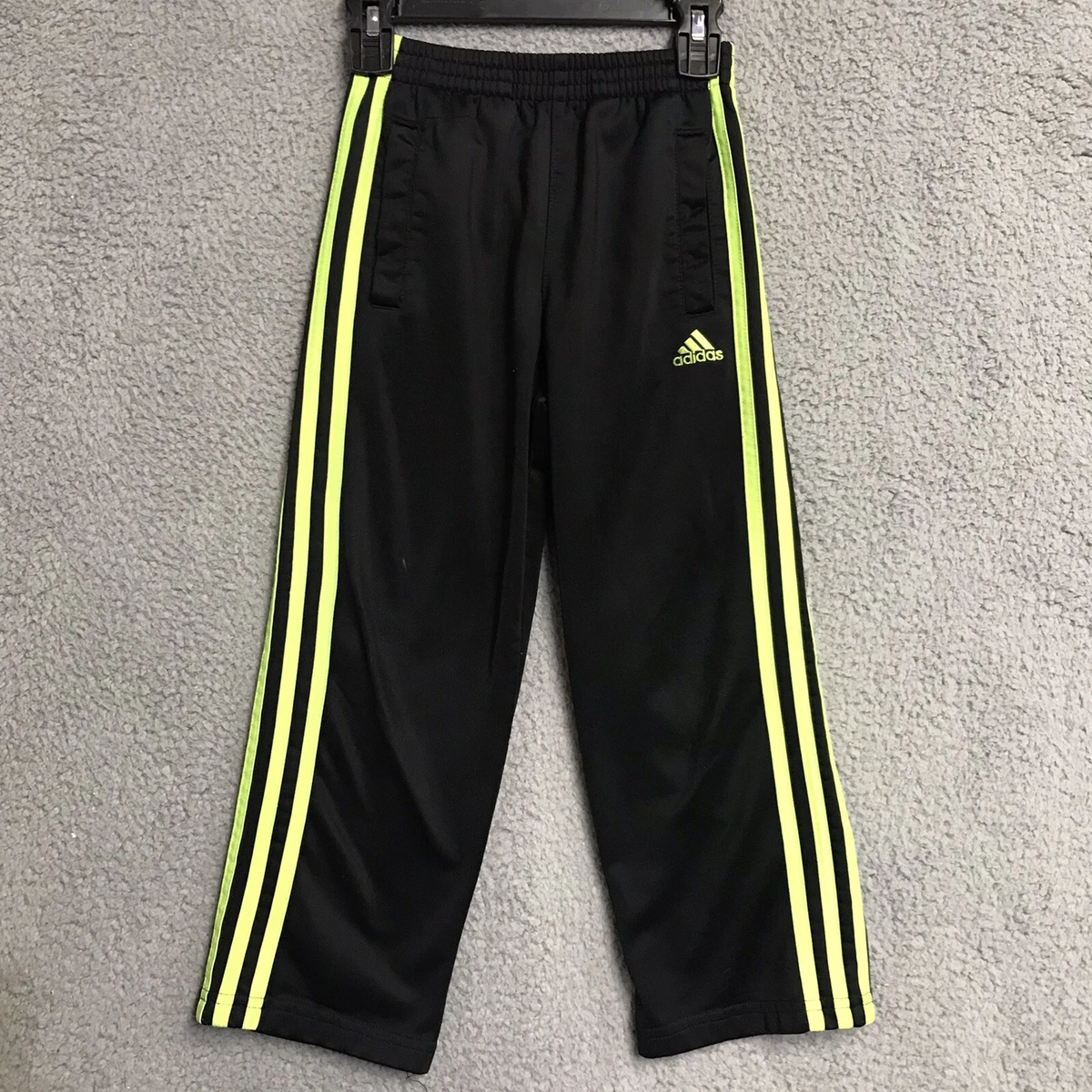 Black yellow track outlet pants