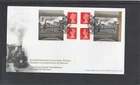 GB 2014 Classic Locomotives Wales retail stamp booklet FDC Cardiff special pmk