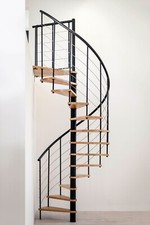 Venezia Smart Spiral loft Staircase 100 cm 3 colours Smallest On The Market