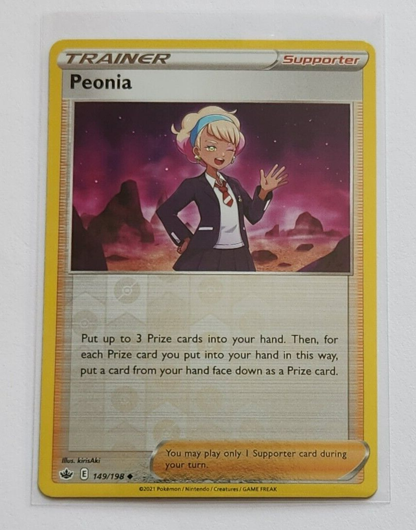 peonia pokemon card price 149/198 - Uncommon and put them into your hand Peony (Full Art) 197/198 -