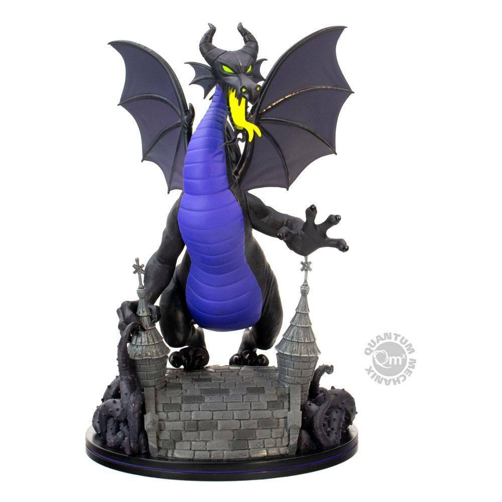 DISNEY Sleeping Beauty Maleficent Dragon Q-Fig Max Elite Figure Quantum Mechanix
