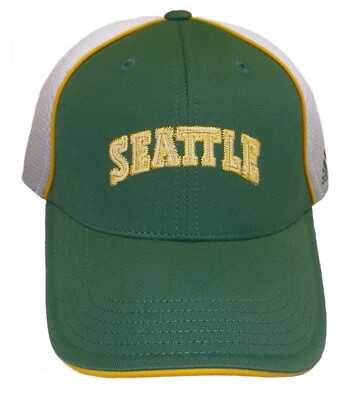 Adidas Seattle Supersonics Youth Flex Mesh Back Hat