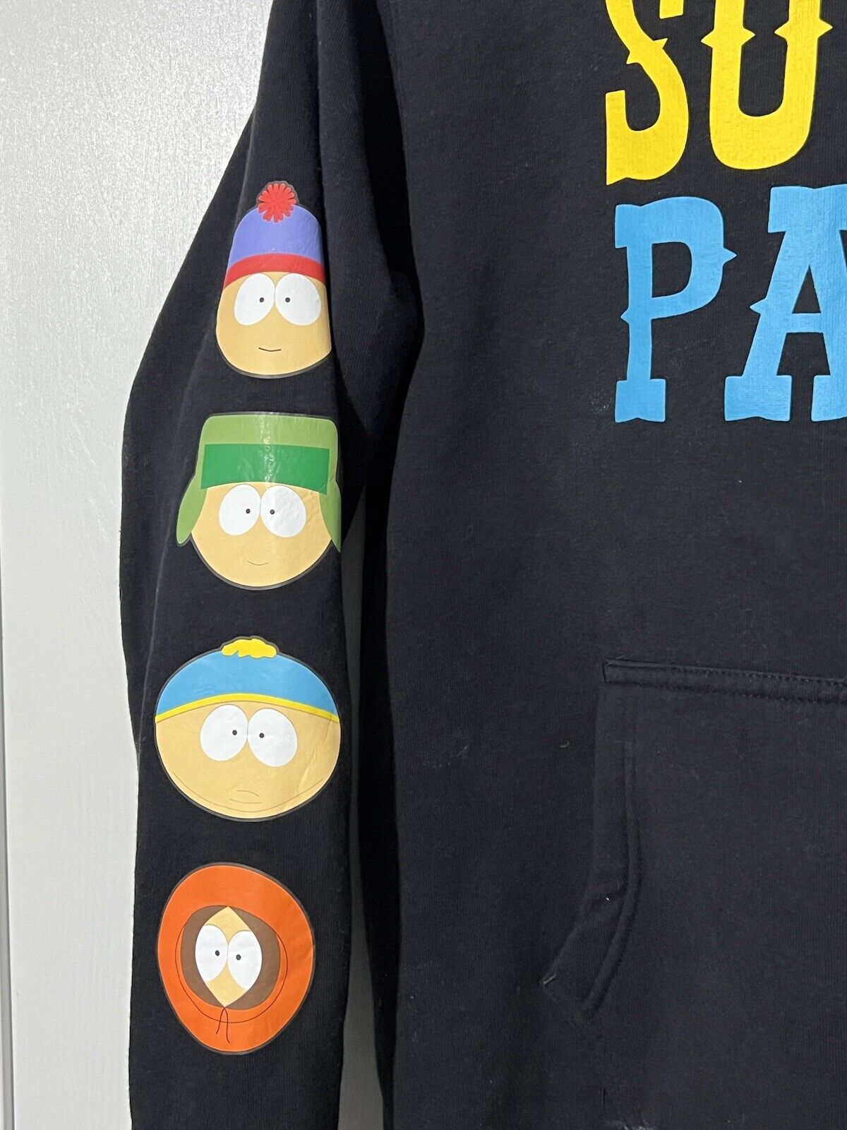 Unisex Freeze Max Black South Park Characters Pullover Hoodie