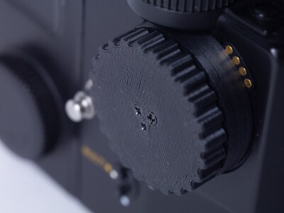 3D gedruckte Filmtransportkurbel für Mamiya 645 Super, Pro und Pro TL wie AC401