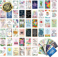 72Pcs Motivational Quote Cards Inspirational Encouragement Cards for Women Teens