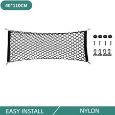 SUV Camping Gear Holder Easy Install Storage Net 40x110cm Nylon Rear Seat Mesh