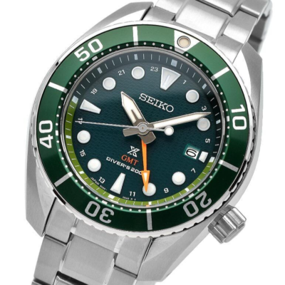 SEIKO PROSPEX SBPK001 GMT Solar Diver Scuba 200m Automatic Watch