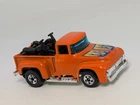 Vintage 1973 Hot Wheels Hi Tail Hauler Pickup Motorcycles Blackwall Flat Orange