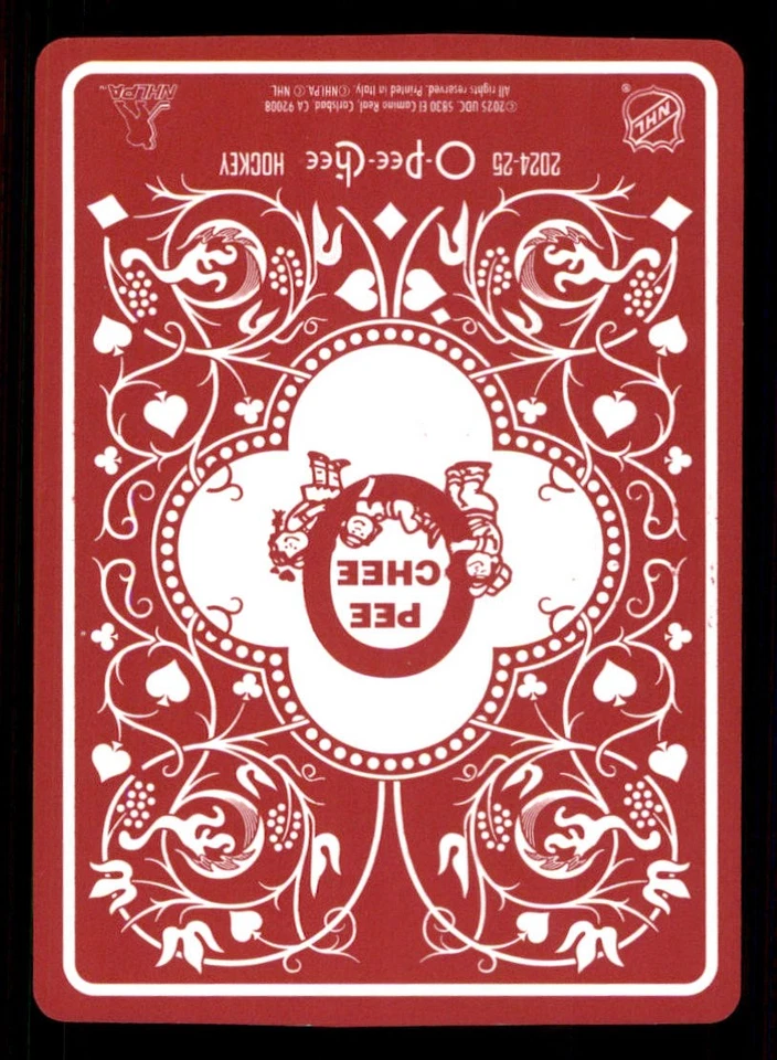 2024-25 O-Pee-Chee Playing Cards #5SPADES Filip Forsberg - Image 2 of 2