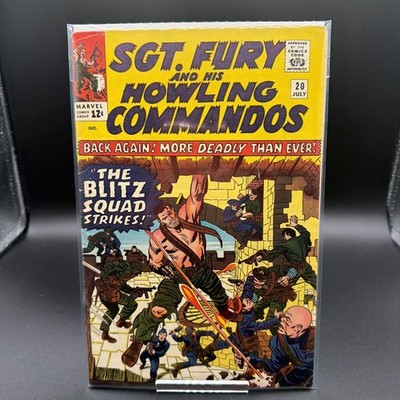 Sgt. Fury And His Howling Commandos#20-Silver Age MCU- Mid Grade-Blitz Squad