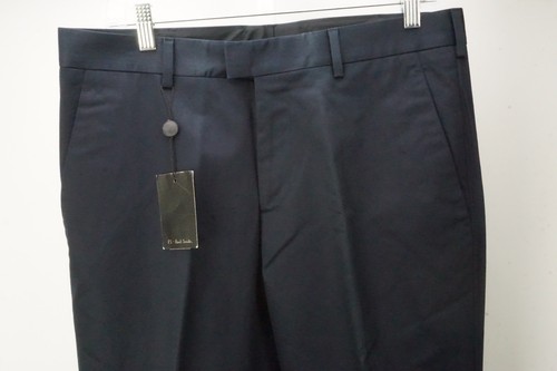 Paul Smith 100% Cotton Navy Blue Chino Pants Trousers 32 Brand NEW