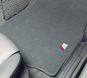 Genuine Bmw M Embroidered Floor Mats With Heel Pad 82-11-0-414-670 Genuine Bmw M Embroidered Floor Mats With Heel Pad 82-11-0-414-670