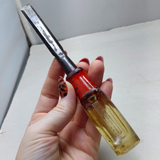 Vintage Stanley Wood Chisel Tool Made In USA Translucent Handle