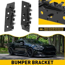 Pair Bumper Bracket For 2015-2017 Ford Mustang Front Left Right ABS FR3Z17C947B