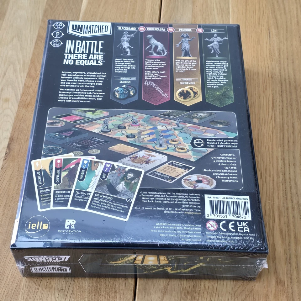 Unmatched Board Game: Battle Of Legends Volume 3 With Exclusive Foil Cards - Image 2 of 2