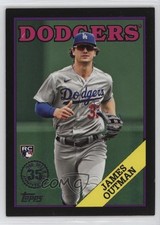 2023 Topps Update 1988 Topps Baseball Black 238/299 James Outman #88US-5 11cz